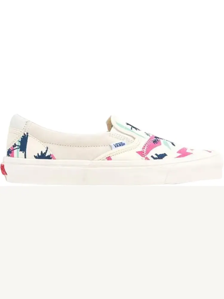 Кеды Vans Classic Slip-On LX Bricolage — изображение 1 из 1, белый