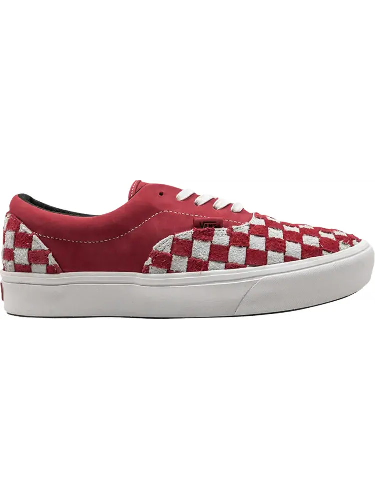 Кеды Vans Era LX ComfyCush Hairy Checkerboard - Racing Red — изображение 1 из 1, красный