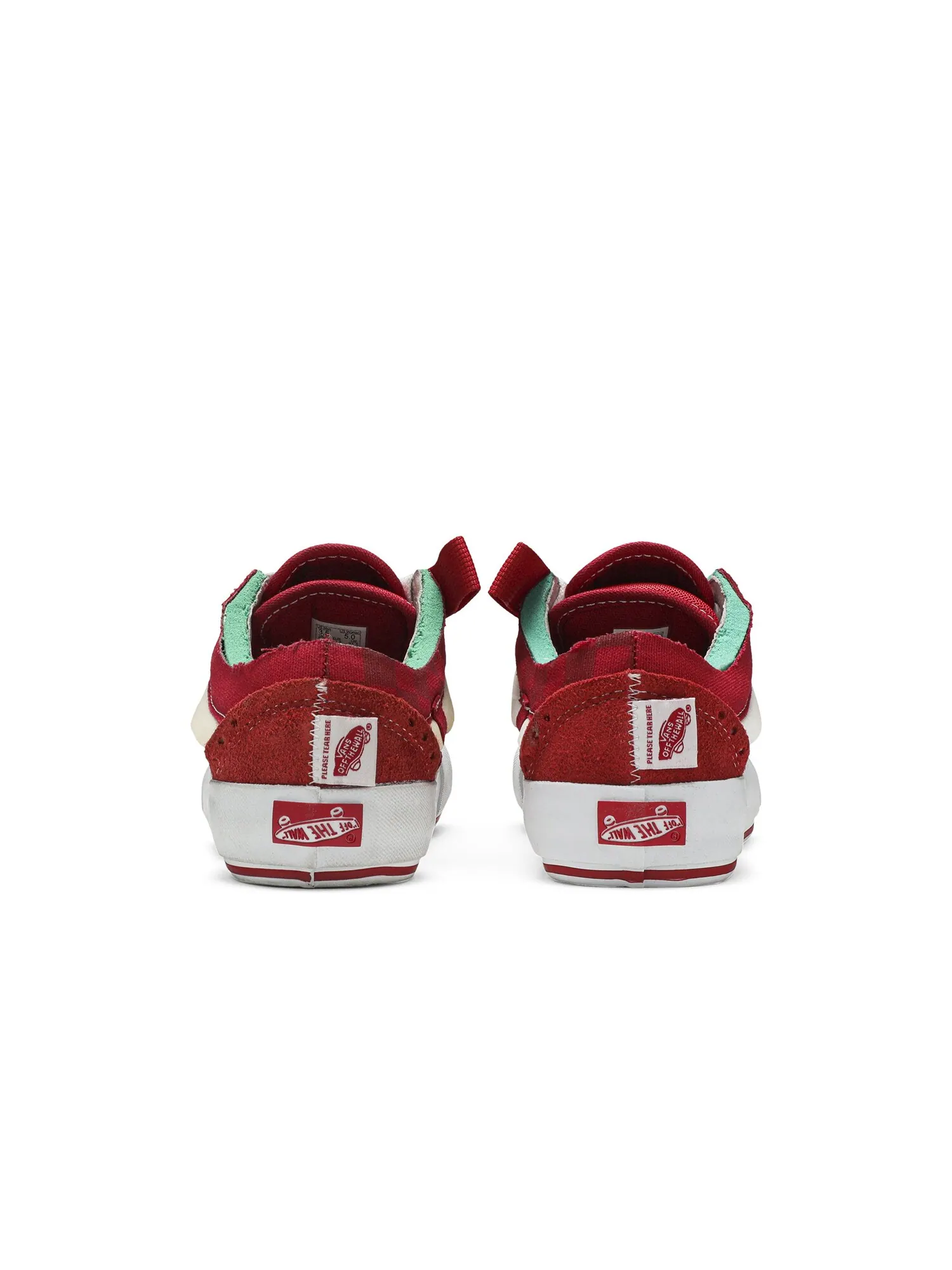 Кроссовки Old Skool Cap LX Vans — изображение 6 из 8, красный/белый