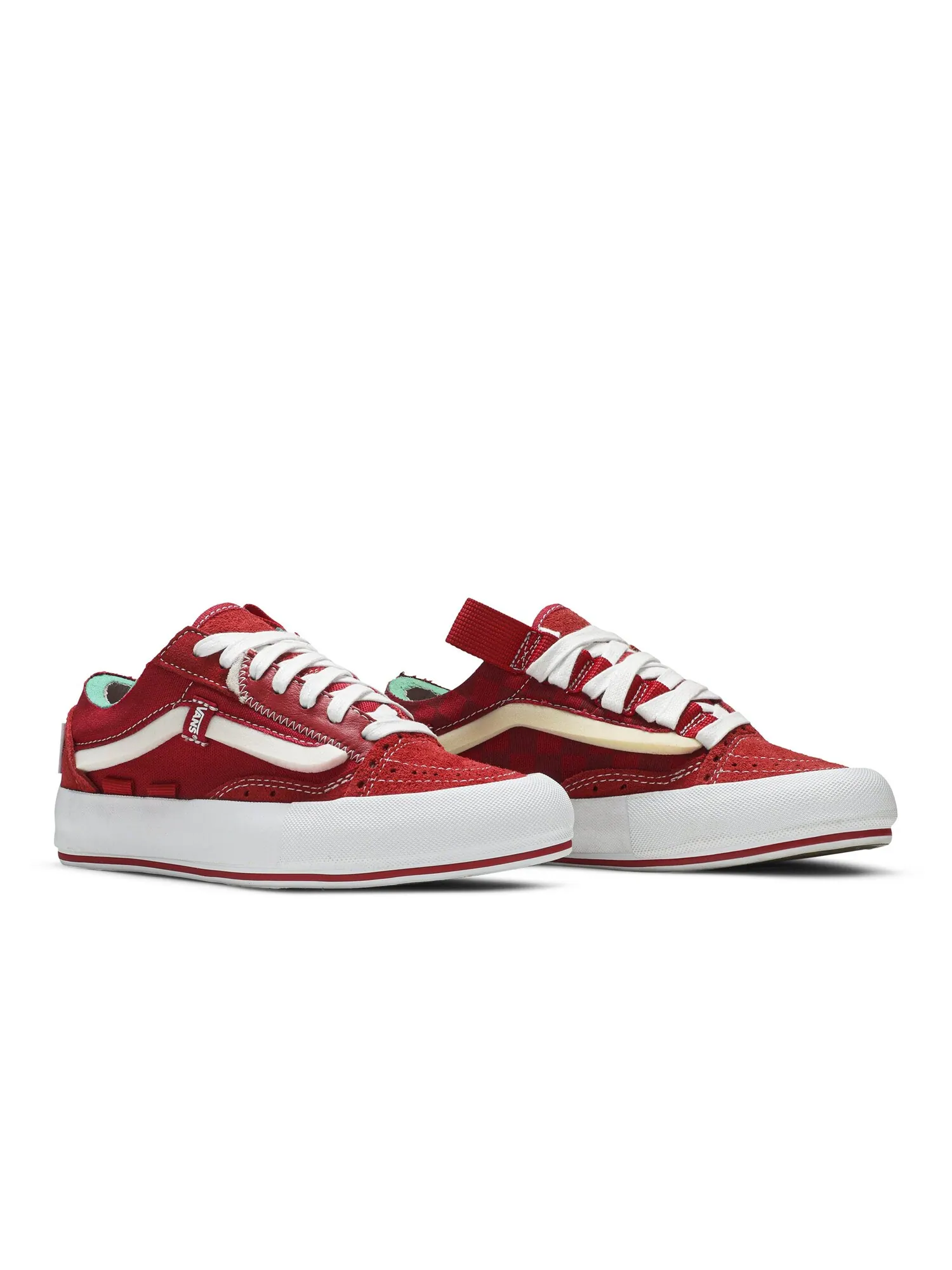 Кроссовки Old Skool Cap LX Vans — изображение 8 из 8, красный/белый