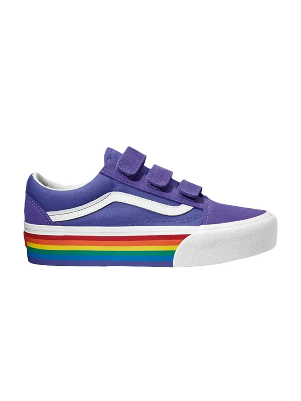 Кроссовки Old Skool V Platform Vans — изображение 1 из 1, белый