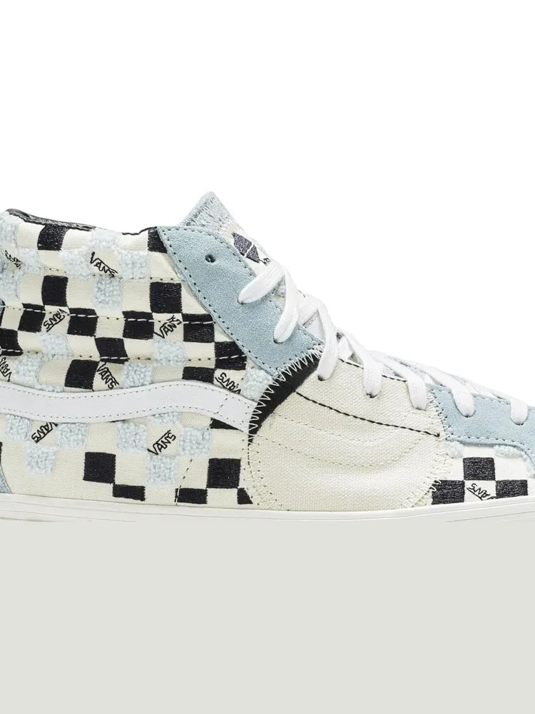 Кеды Vans SK8-Hi LX Bricolage Pack - Cool Blue — изображение 2 из 8, синий