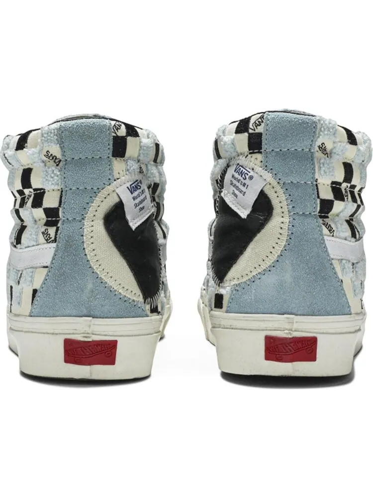 Кеды Vans SK8-Hi LX Bricolage Pack - Cool Blue — изображение 6 из 8, синий