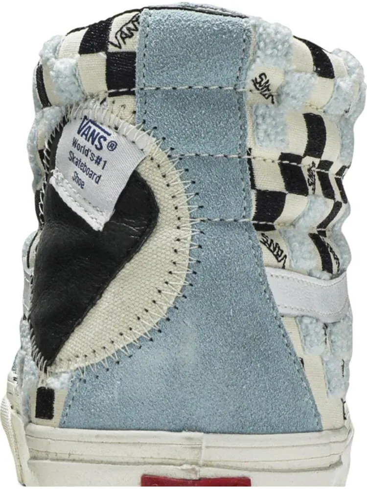 Кеды Vans SK8-Hi LX Bricolage Pack - Cool Blue — изображение 7 из 8, синий