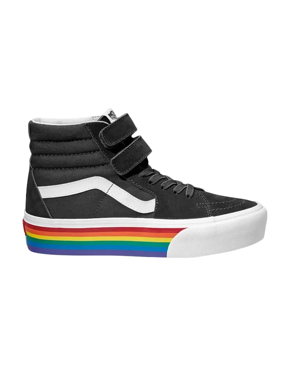 Кроссовки Sk8-Hi V Platforim Vans — изображение 1 из 1, черный/белый