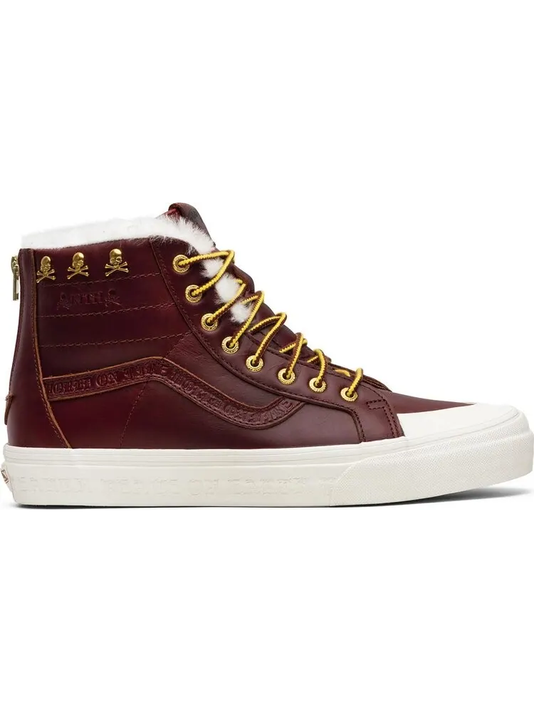 Кеды Vans Kith x Mastermind World x Sk8-Hi Reissue Zip LX Brown — изображение 1 из 8, коричневый