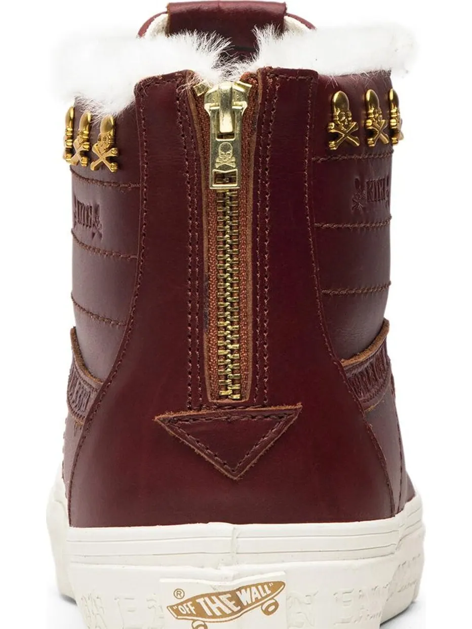 Кеды Vans Kith x Mastermind World x Sk8-Hi Reissue Zip LX Brown — изображение 7 из 8, коричневый