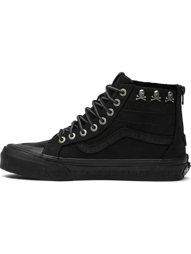 Кеды Vans Kith x Mastermind World x Sk8-Hi Reissue Zip LX Black — изображение 3 из 8, черный