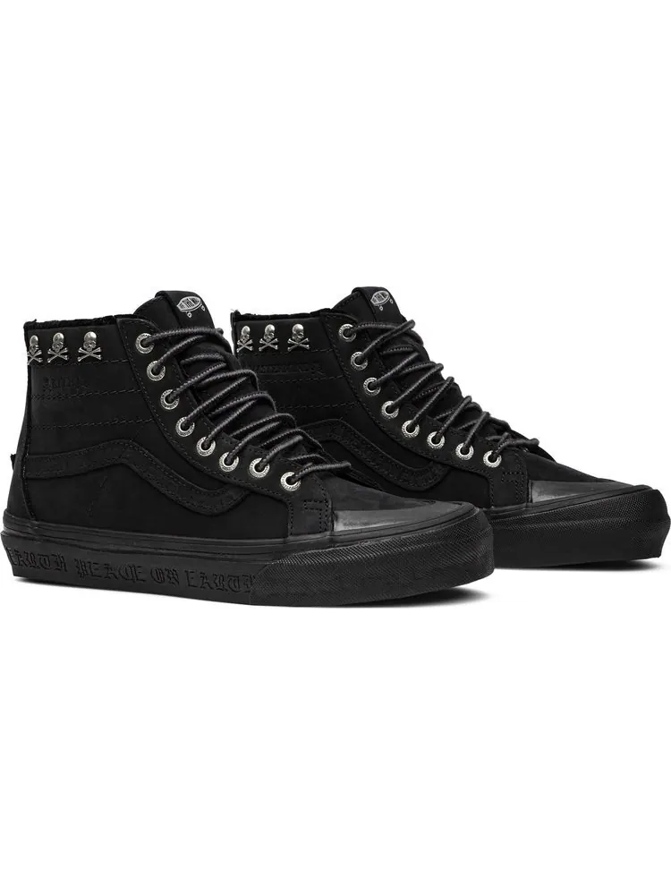 Кеды Vans Kith x Mastermind World x Sk8-Hi Reissue Zip LX Black — изображение 8 из 8, черный