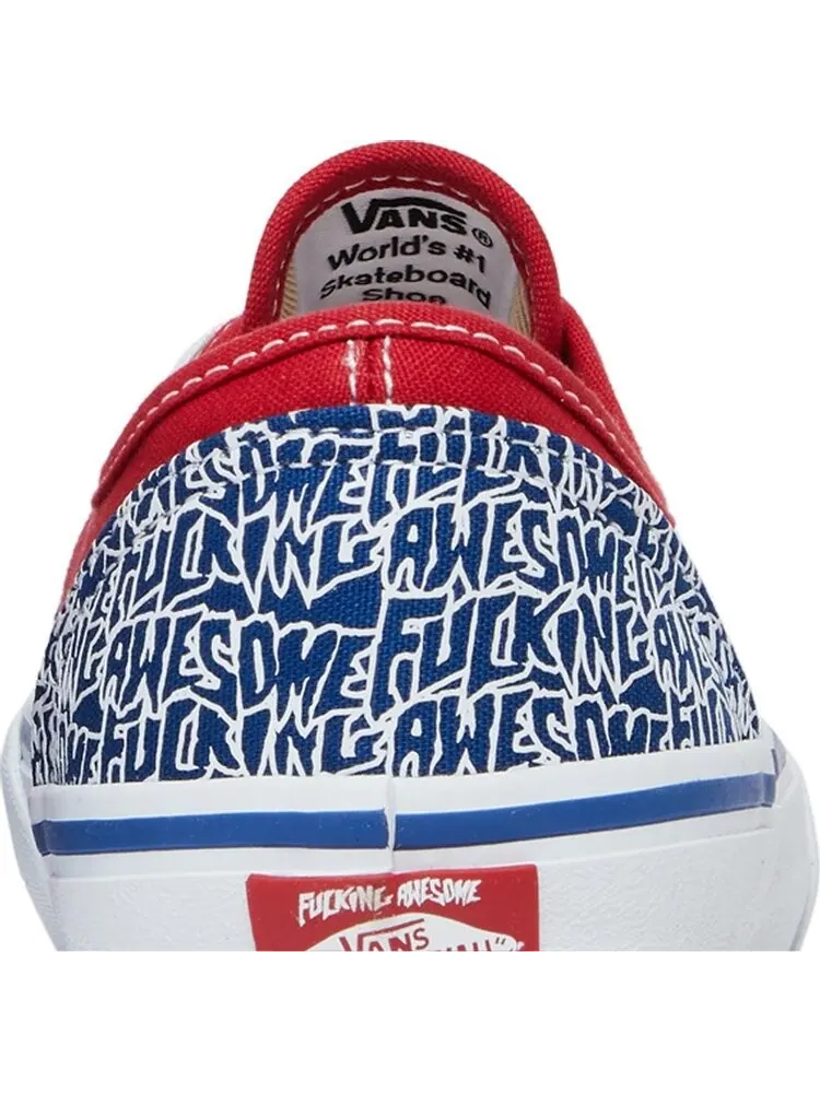 Кеды Vans f*cking Awesome x Authentic C Pro Red Blue — изображение 7 из 8, красный