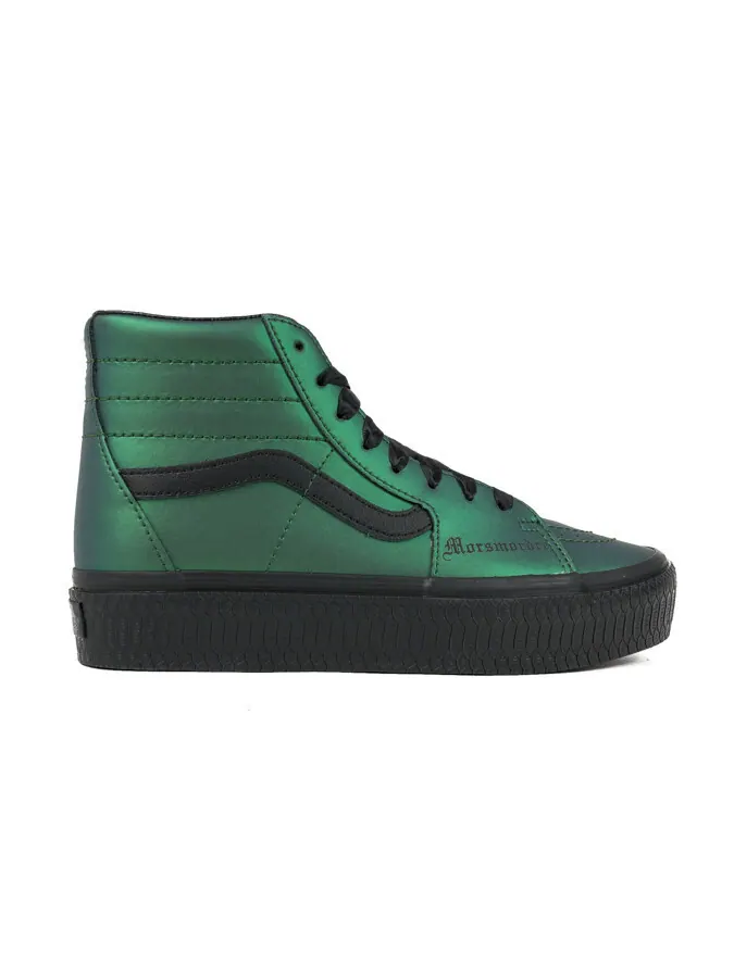 Кеды Vans x Harry Potter 'Morsmordre Dark Arts' Sk8-Hi Platform — изображение 1 из 9, зеленый/черный