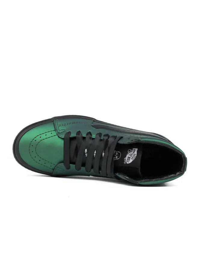 Кеды Vans x Harry Potter 'Morsmordre Dark Arts' Sk8-Hi Platform — изображение 3 из 9, зеленый/черный