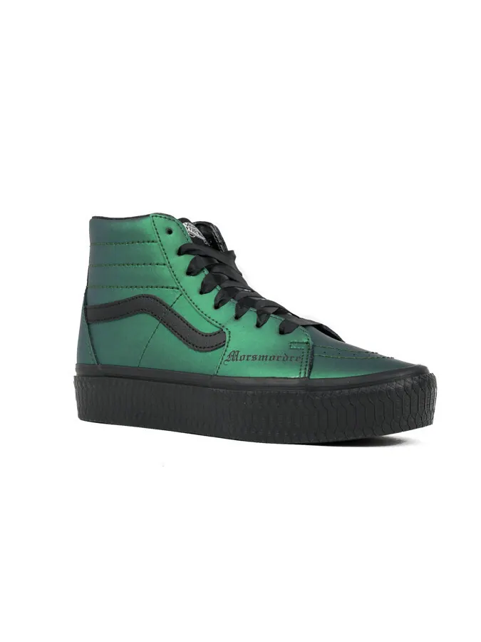 Кеды Vans x Harry Potter 'Morsmordre Dark Arts' Sk8-Hi Platform — изображение 5 из 9, зеленый/черный