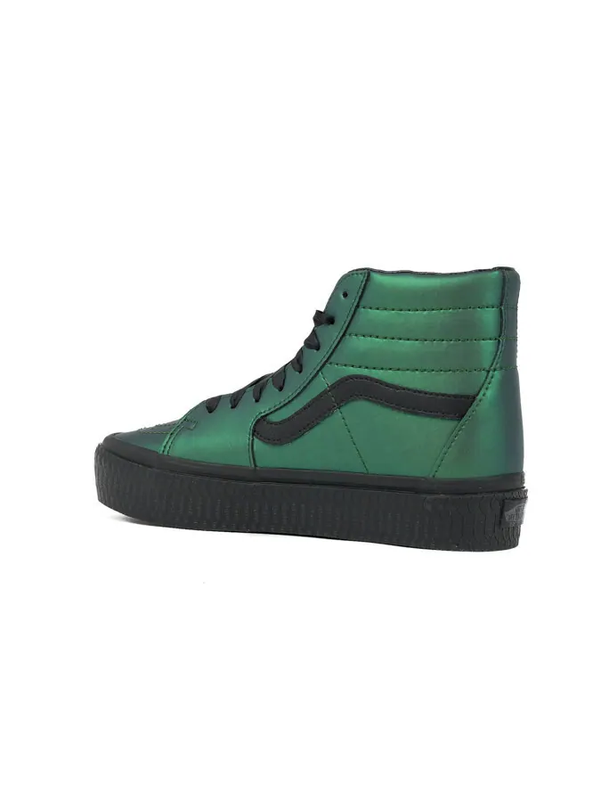 Кеды Vans x Harry Potter 'Morsmordre Dark Arts' Sk8-Hi Platform — изображение 7 из 9, зеленый/черный