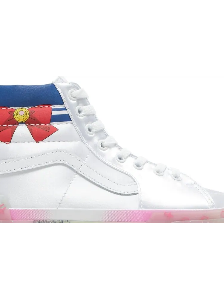 Кеды Vans Sailor Moon x Sk8-Hi Stacked Pretty Guardian - Silver — изображение 2 из 8, белый