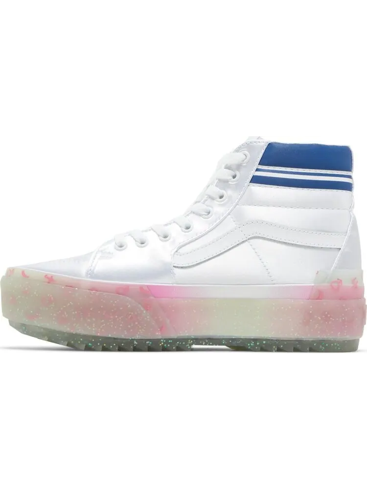 Кеды Vans Sailor Moon x Sk8-Hi Stacked Pretty Guardian - Silver — изображение 3 из 8, белый