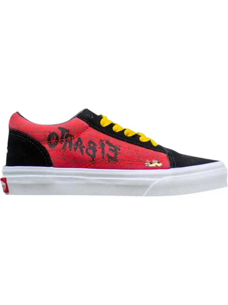 Кеды Vans The Simpsons x Old Skool Kids El Barto — изображение 1 из 1, красный