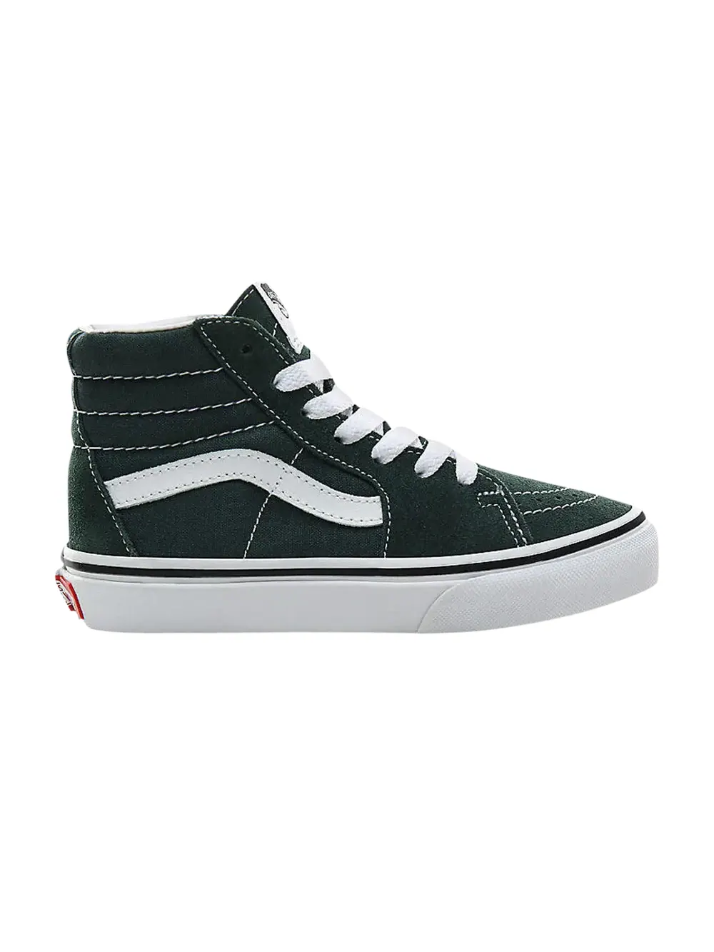 Кроссовки Sk8-Hi Kids Vans — изображение 1 из 1, зеленый/белый