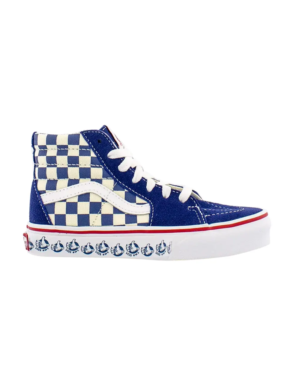 Кроссовки BMX Sk8-Hi Kids Vans — изображение 1 из 1, темно-синий/белый
