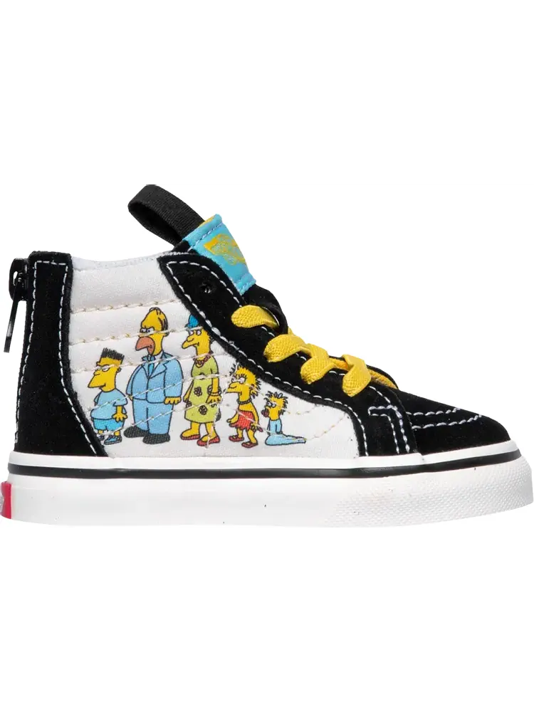 Кеды Vans The Simpsons x Sk8-Hi Zip Kids Simpsons Family 1987-2020 — изображение 1 из 1, белый