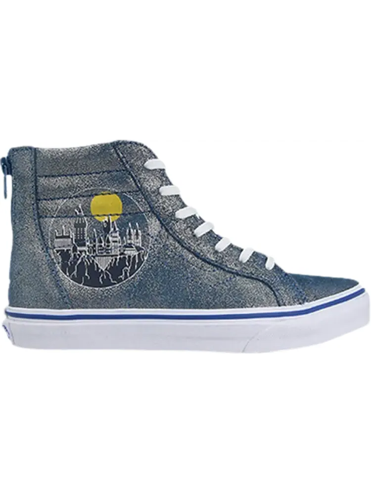 Кеды Vans Harry Potter x SK8-Hi Zip Kids Castle — изображение 1 из 1, синий