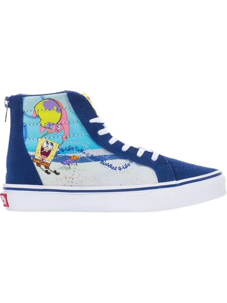Кеды Vans SpongeBob SquarePants x Sk8-Hi Zip Kids Best Buddies 4 Life — изображение 1 из 1, мульти