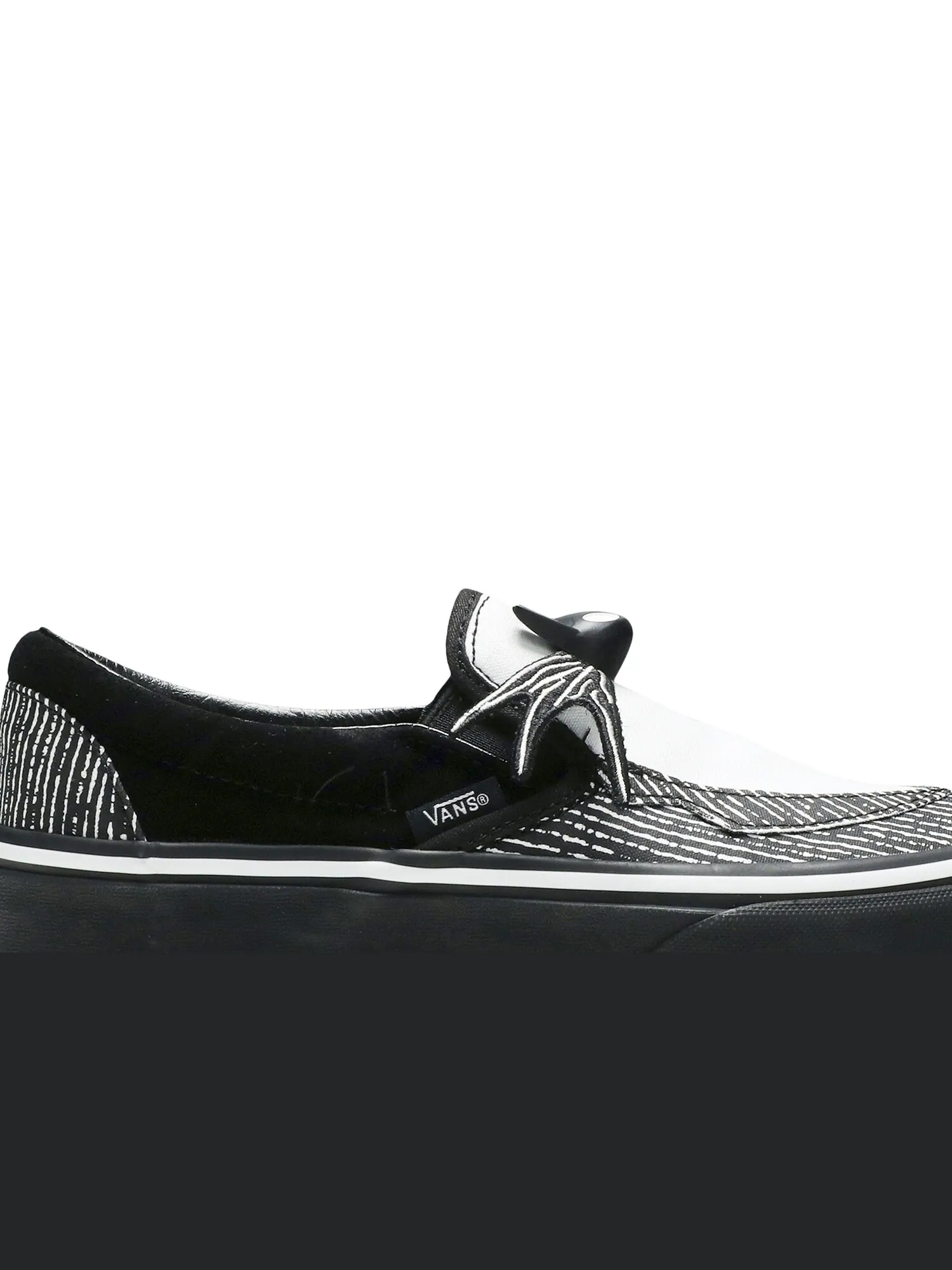 Кошмар перед Рождеством x Классические слипоны Vans — изображение 2 из 8, черный/белый