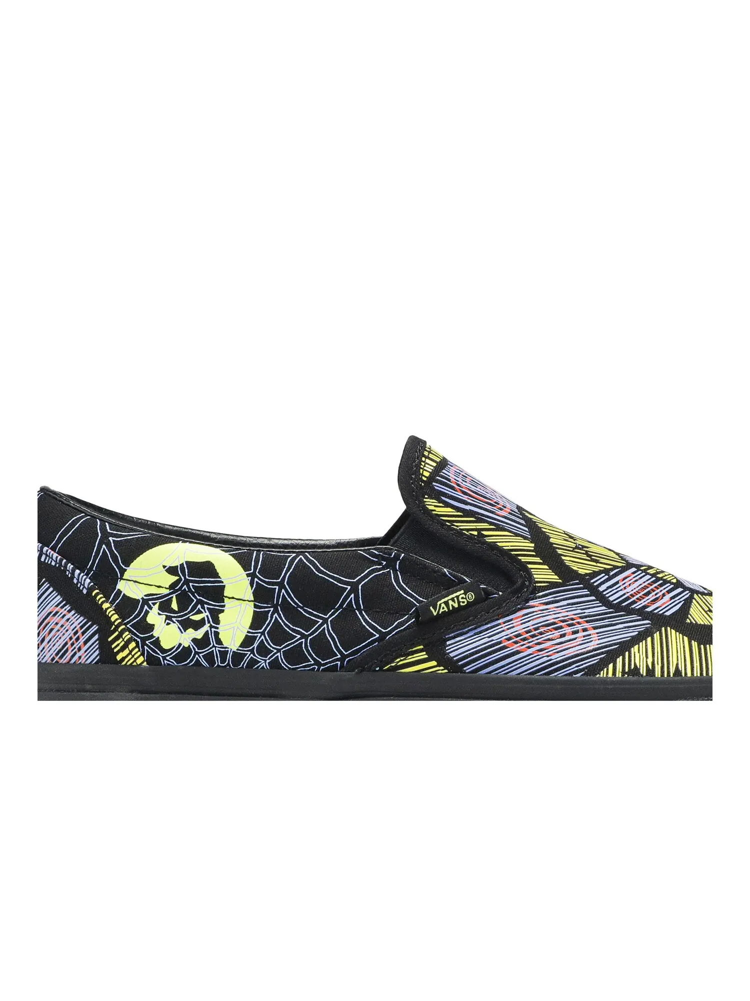 Слипоны Кошмар перед Рождеством x Vans — изображение 2 из 8, черный/желтый