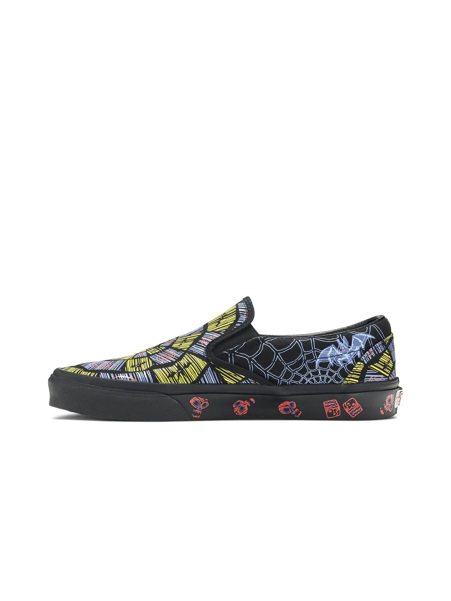 Слипоны Кошмар перед Рождеством x Vans — изображение 3 из 8, черный/желтый