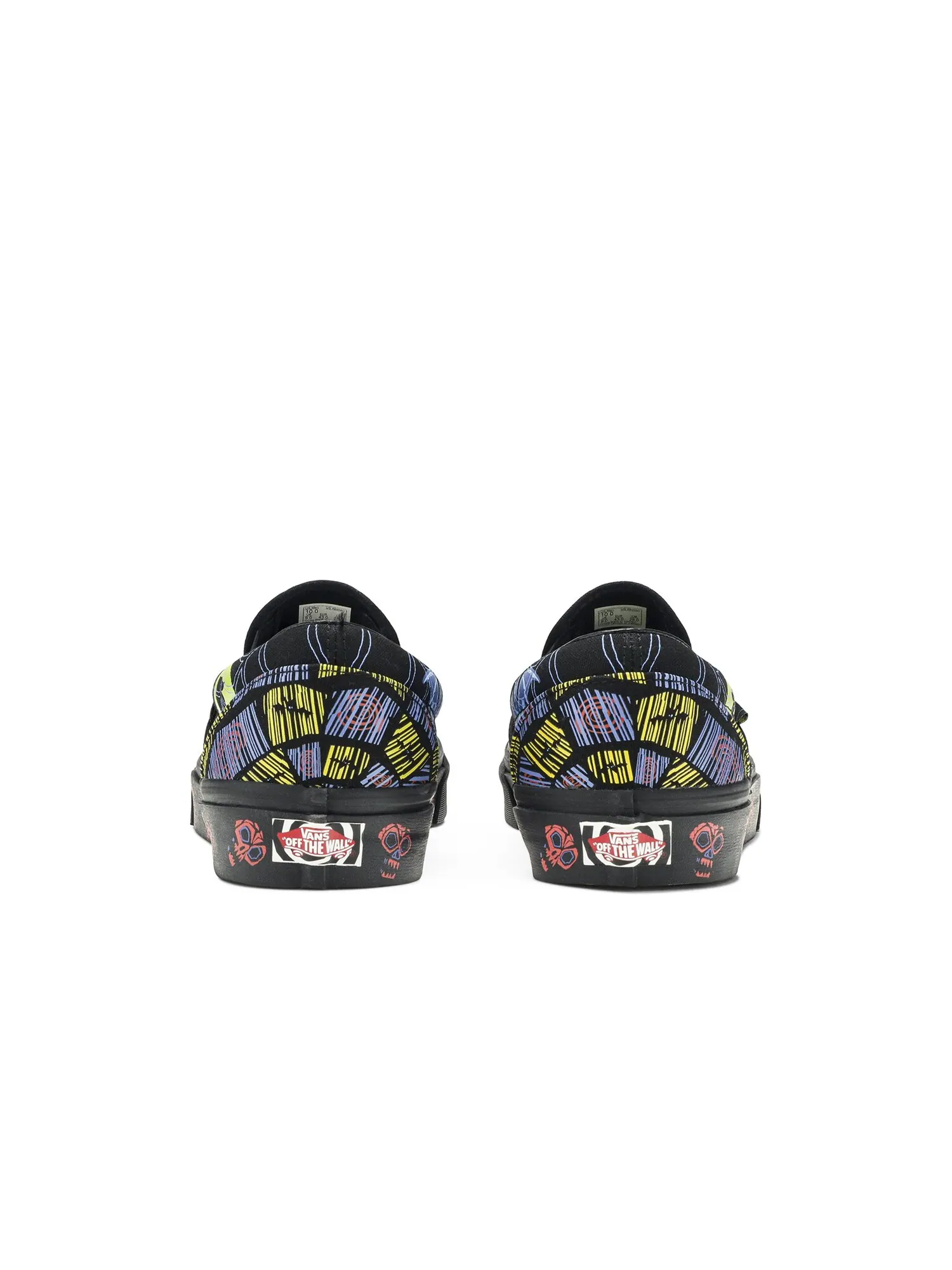 Слипоны Кошмар перед Рождеством x Vans — изображение 6 из 8, черный/желтый