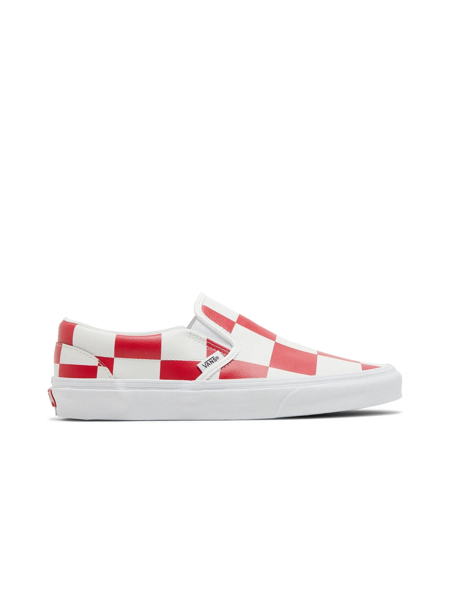 Классические слипоны Vans — изображение 1 из 8, белый/красный