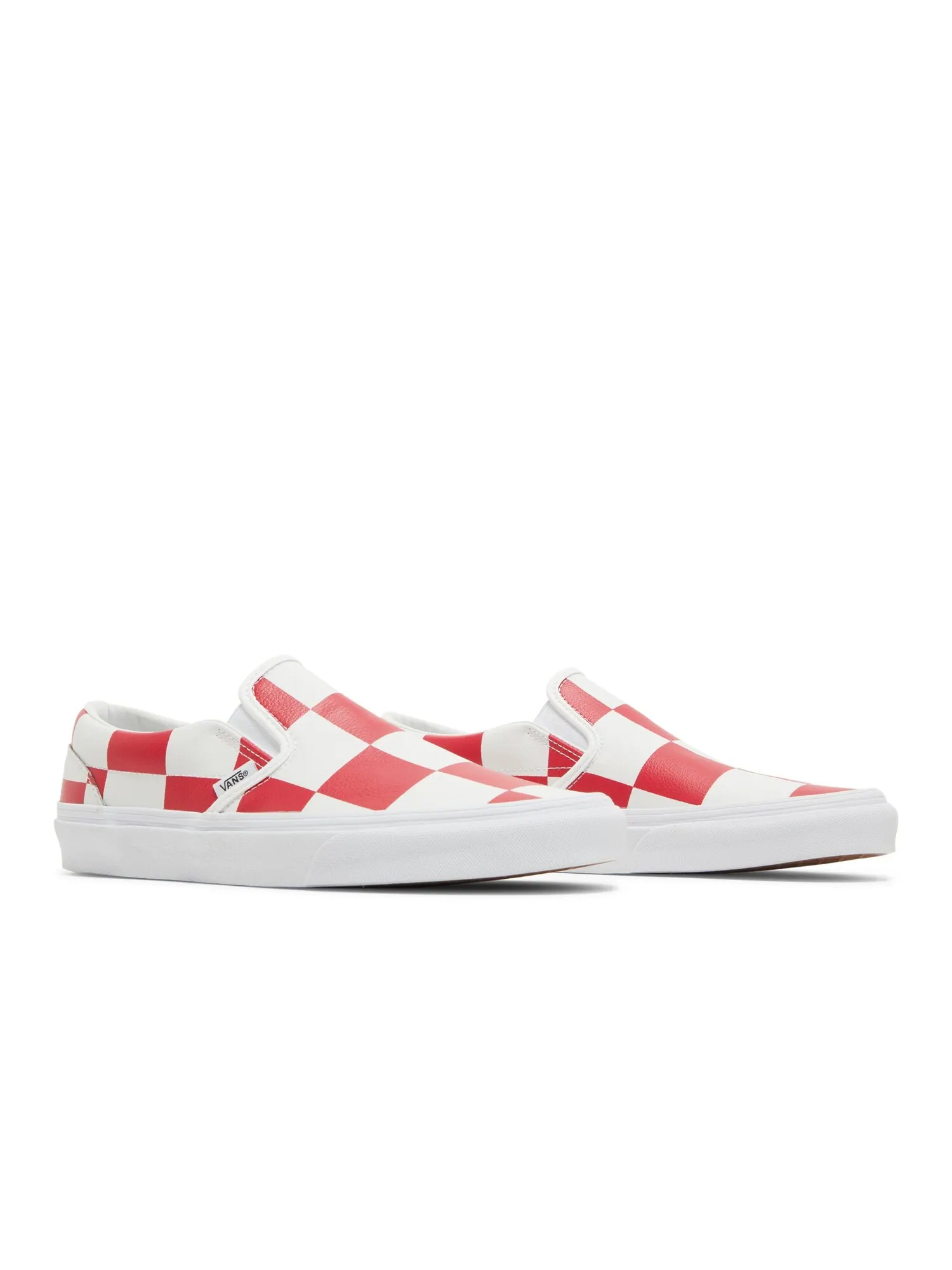 Классические слипоны Vans — изображение 8 из 8, белый/красный
