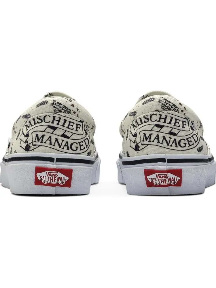 Кеды Vans Harry Potter x Classic Slip-On Marauders Map — изображение 6 из 8, белый