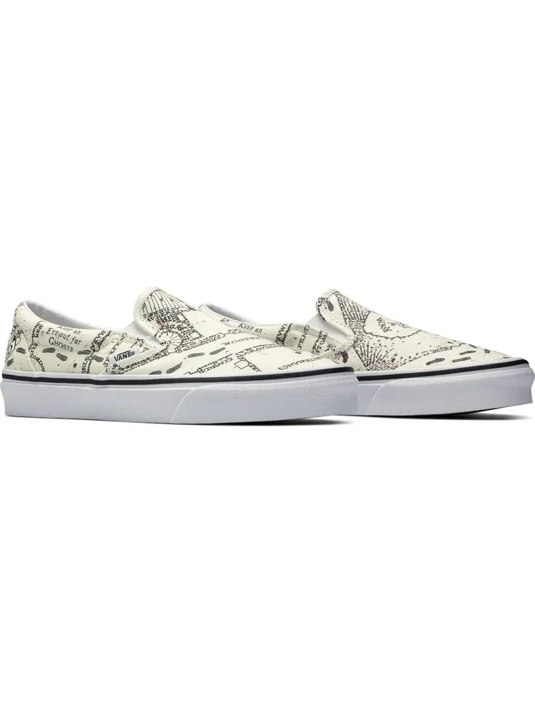 Кеды Vans Harry Potter x Classic Slip-On Marauders Map — изображение 8 из 8, белый