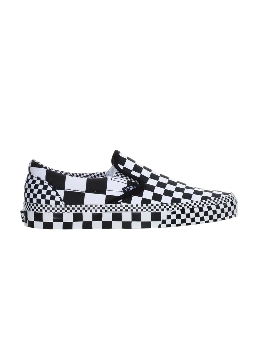 Кроссовки Slip-On Vans — изображение 1 из 1, черный/белый