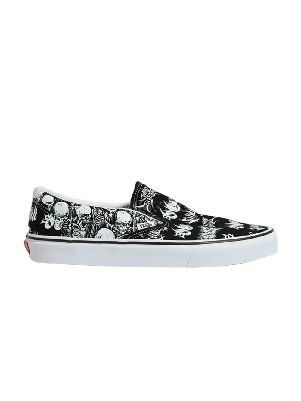 Кроссовки Slip-On Vans — изображение 1 из 1, черный/белый
