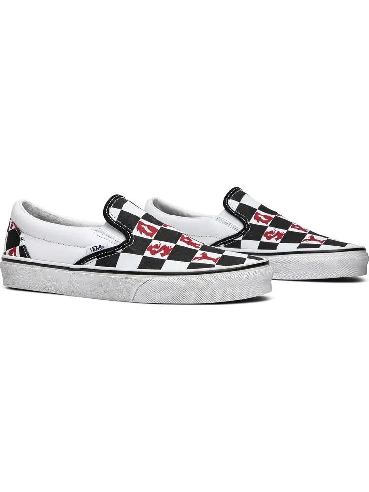 Кеды Vans Vivienne Westwood x Slip-On Anglomania — изображение 8 из 8, белый