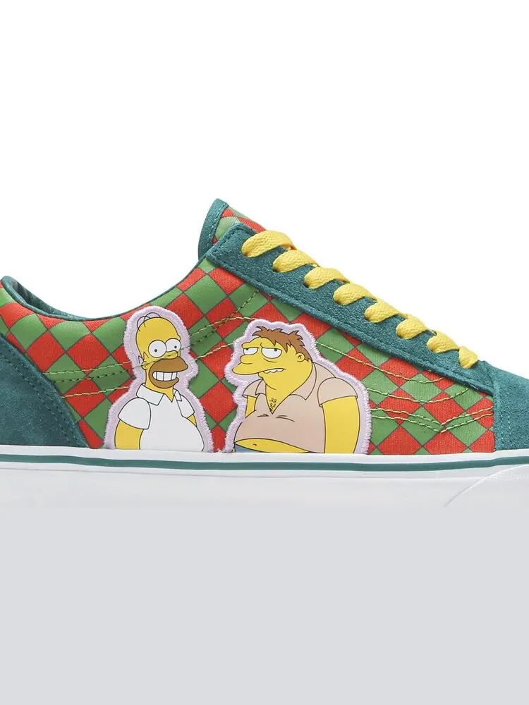 Кеды Vans The Simpsons x Old Skool Moes Tavern — изображение 2 из 8, зеленый