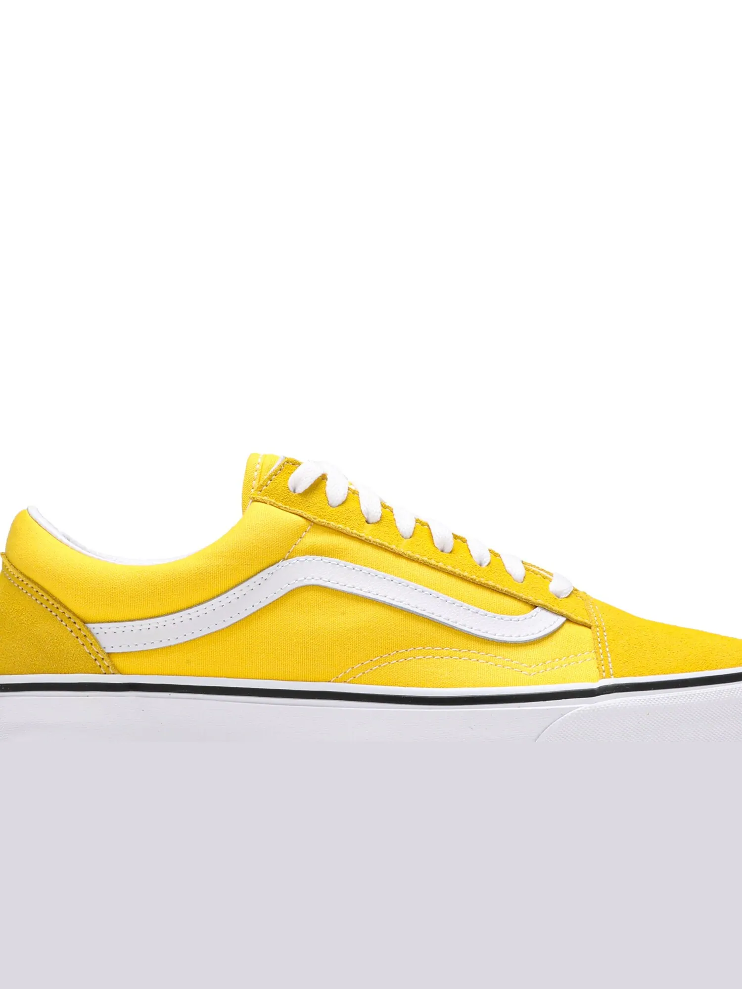 Кроссовки женские Old Skool Vans — изображение 2 из 8, желтый/белый/черный