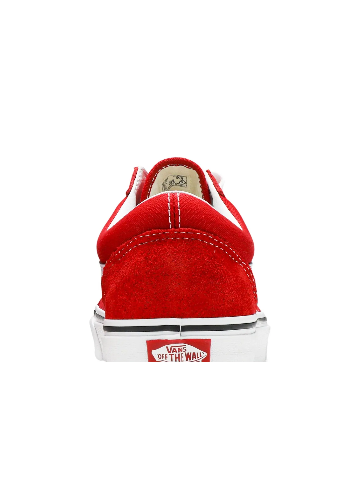 Кроссовки женские Old Skool Vans — изображение 7 из 8, красный/белый