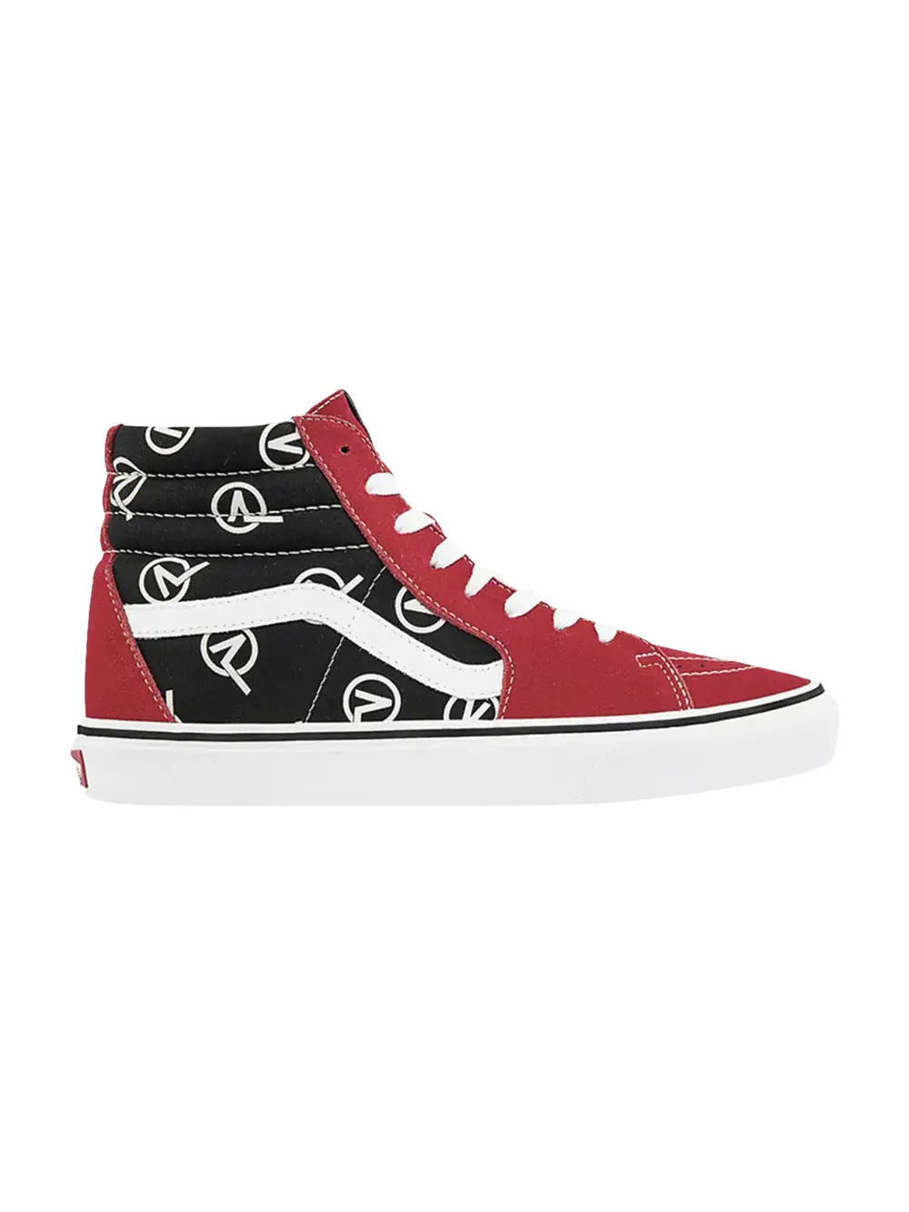Кроссовки Sk8-Hi Vans — изображение 1 из 1, красный/черный