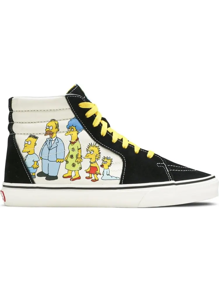 Кеды Vans The Simpsons x Sk8-Hi Simpsons Family 1987-2020 — изображение 1 из 8, белый