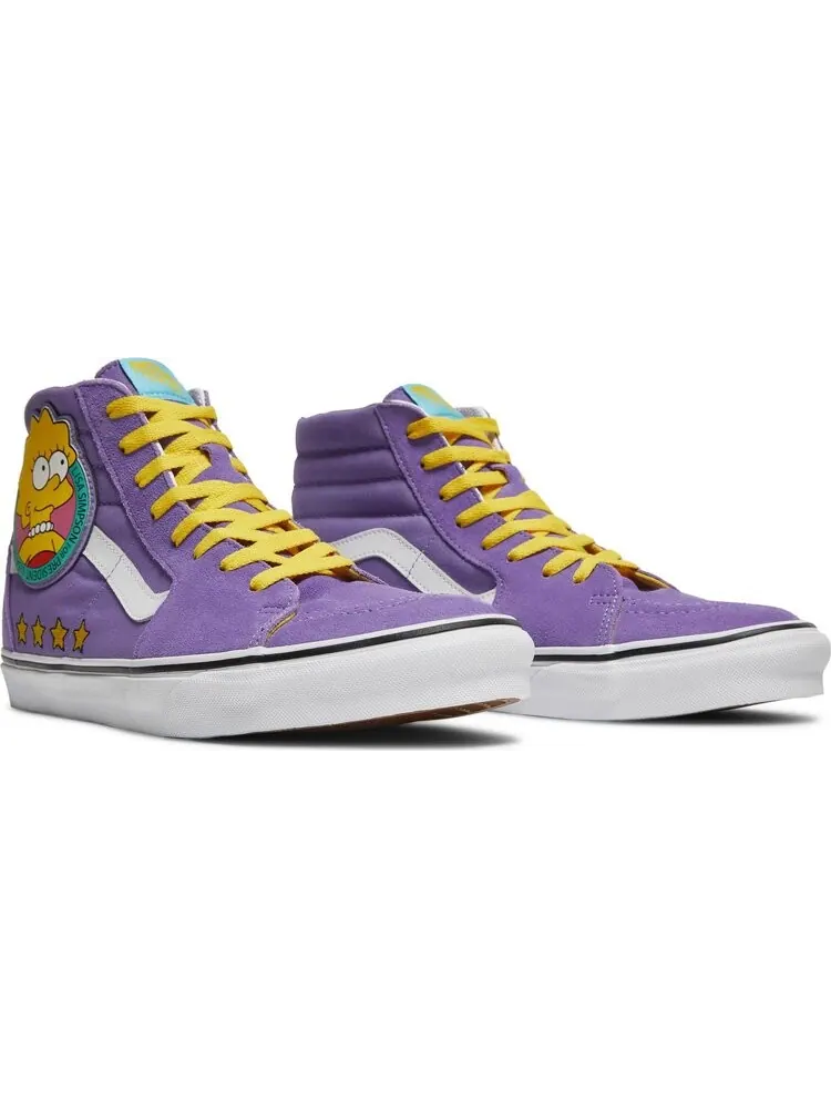 Кеды Vans The Simpsons x Sk8-Hi Lisa 4 Prez — изображение 8 из 8, фиолетовый