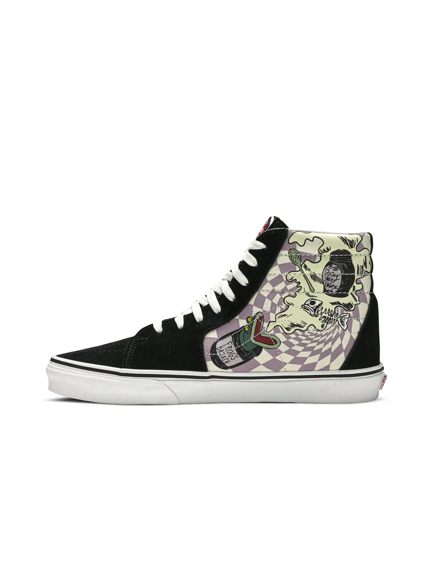 Кроссовки The Nightmare Before Christmas x Sk8-His Potion' Vans — изображение 3 из 8, черный/белый/мульти