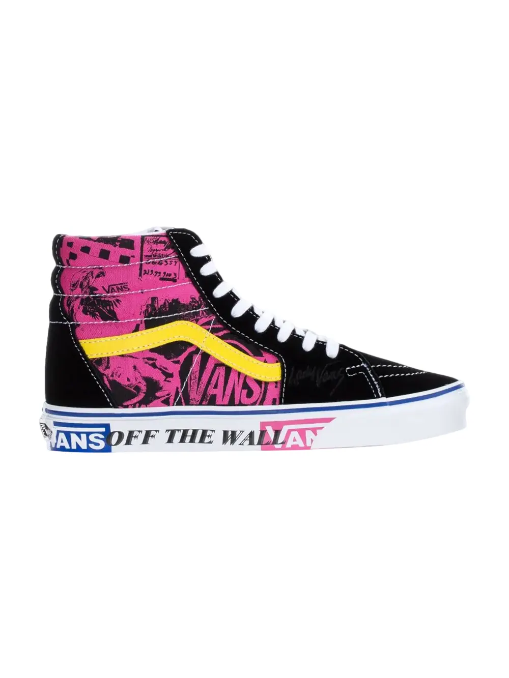Кроссовки Wmns Sk8-Hi Vans — изображение 1 из 1, розовый/белый