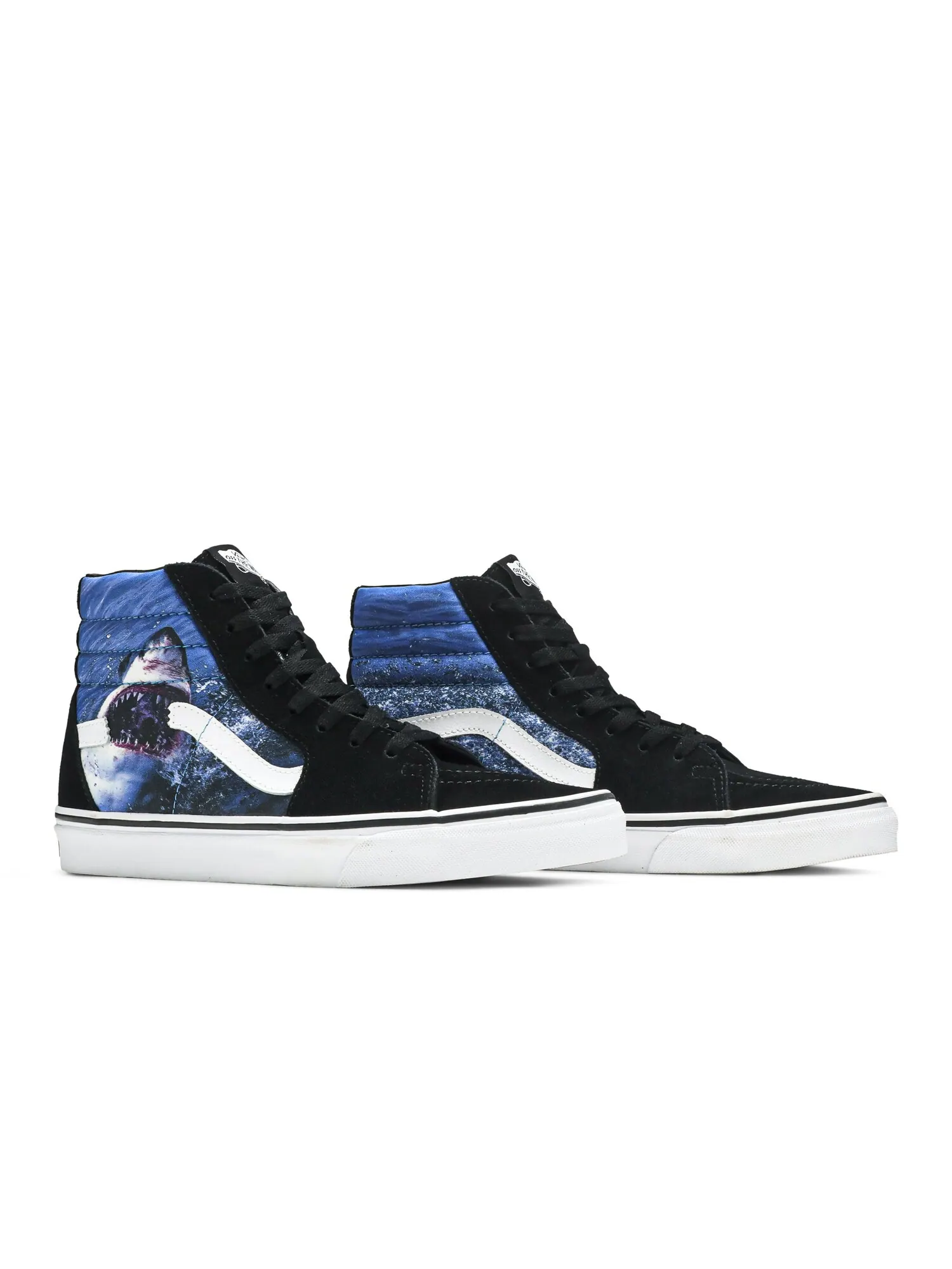 Кроссовки Shark Week x Sk8-Hi Vans — изображение 8 из 8, черный/белый/синий