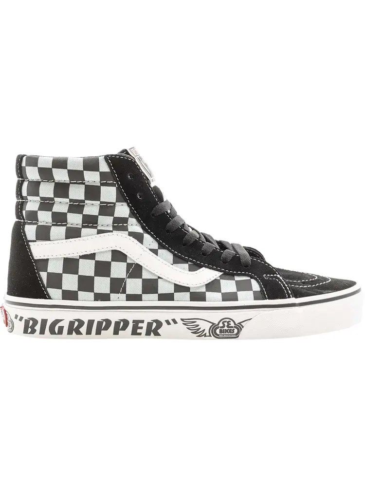 Кеды Vans SE Bikes x Sk8-Hi Reissue Big Ripper - Black Reflective Checkerboard — изображение 1 из 1, черный