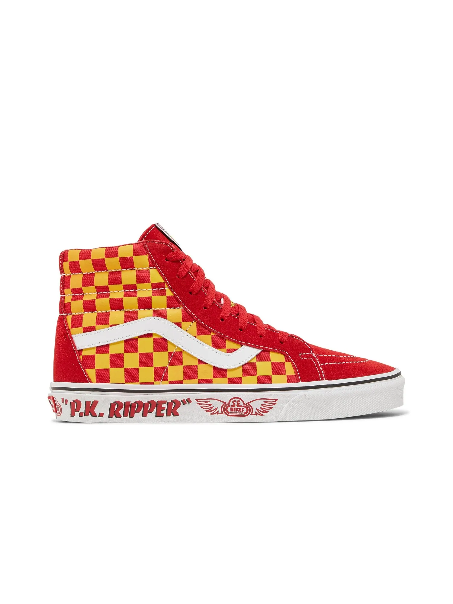 Кроссовки SE Bikes x Sk8-Hi Reissue Vans — изображение 1 из 8, красный/желтый