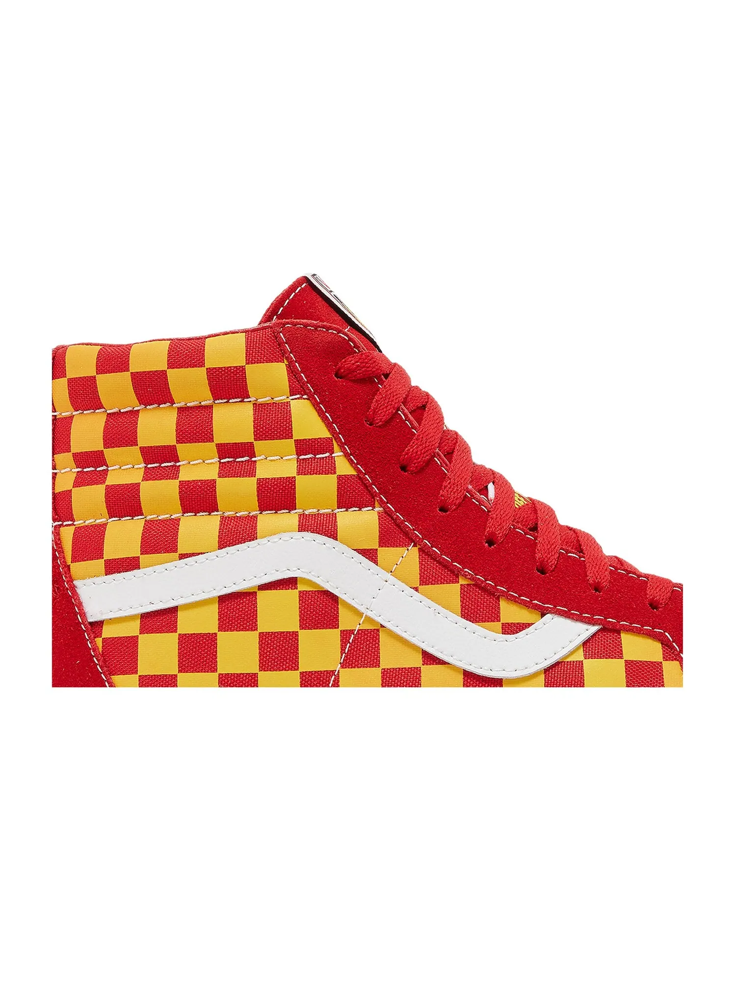 Кроссовки SE Bikes x Sk8-Hi Reissue Vans — изображение 2 из 8, красный/желтый