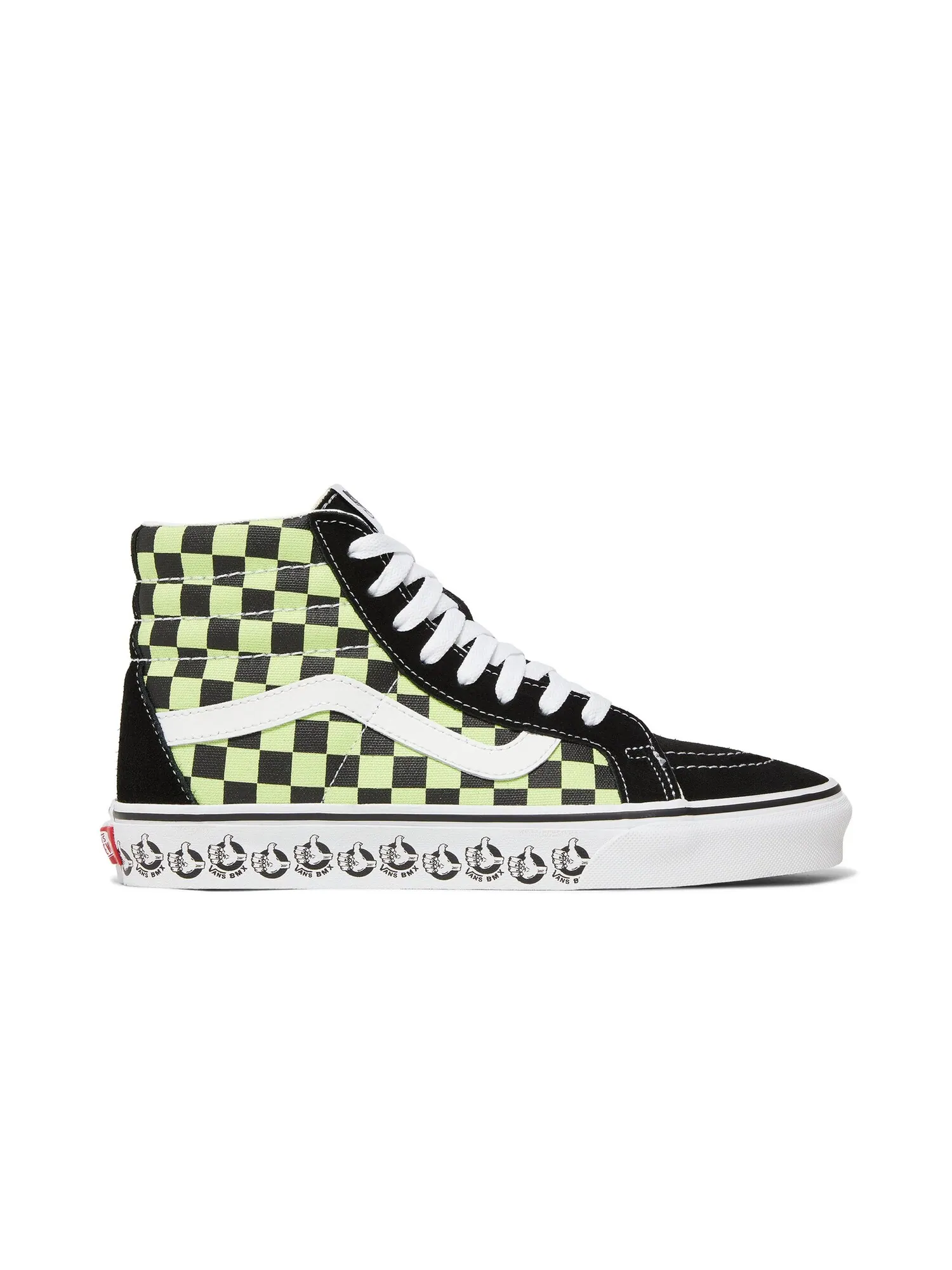 Кроссовки BMX Sk8-Hi Reissue Vans — изображение 1 из 8, черный/зеленый